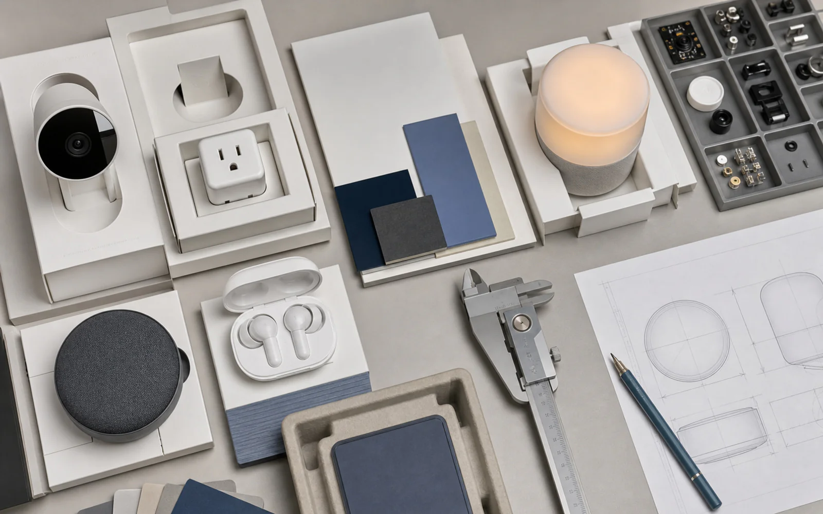 ARCCTV product design materials and smart home devices